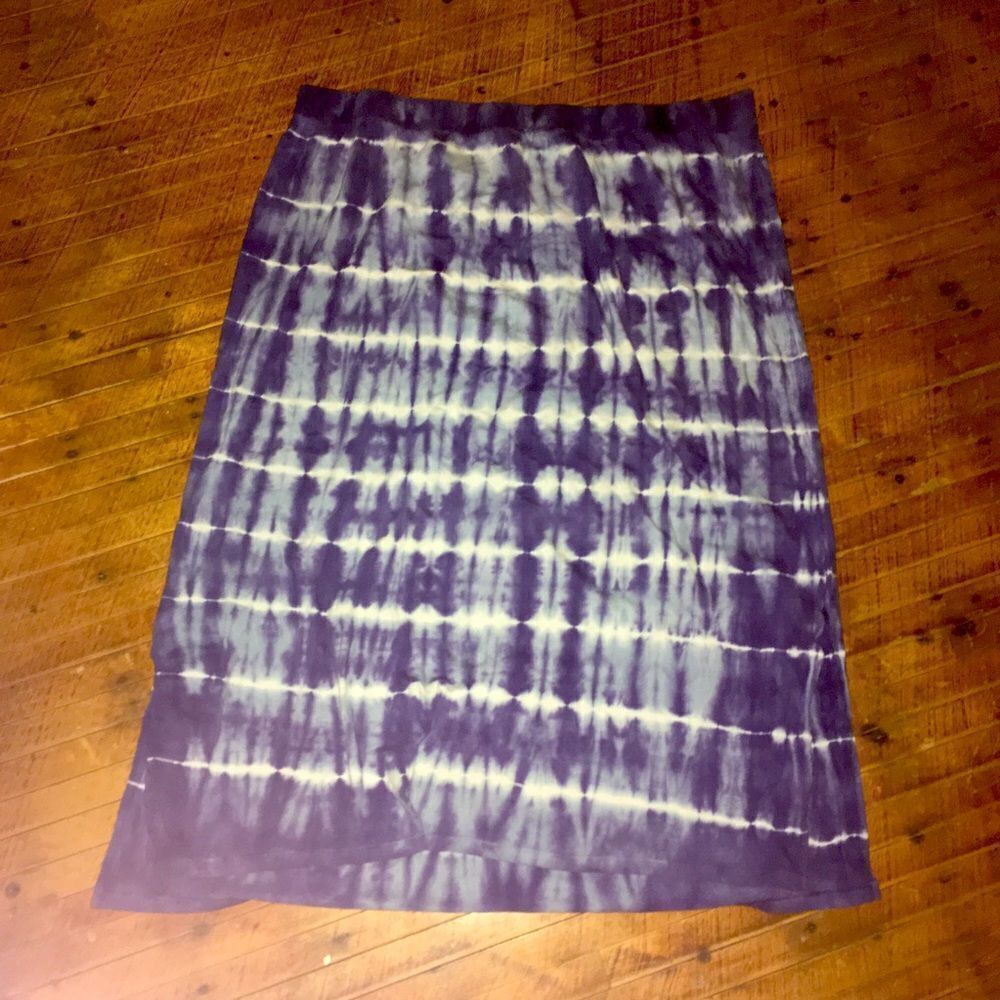 Lane Bryant tie dye maxi skirt